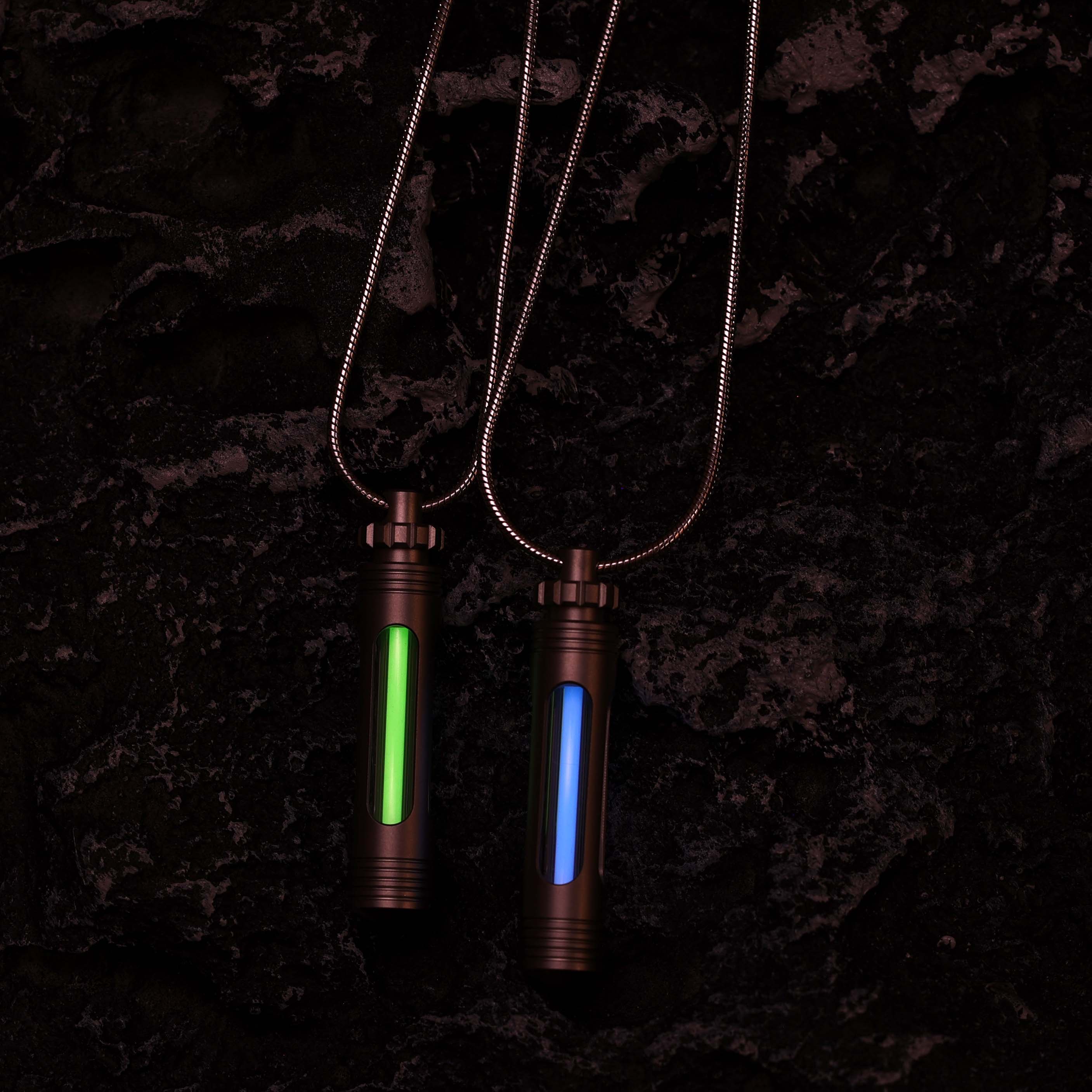 Titanium Keychain Glow Fob V3