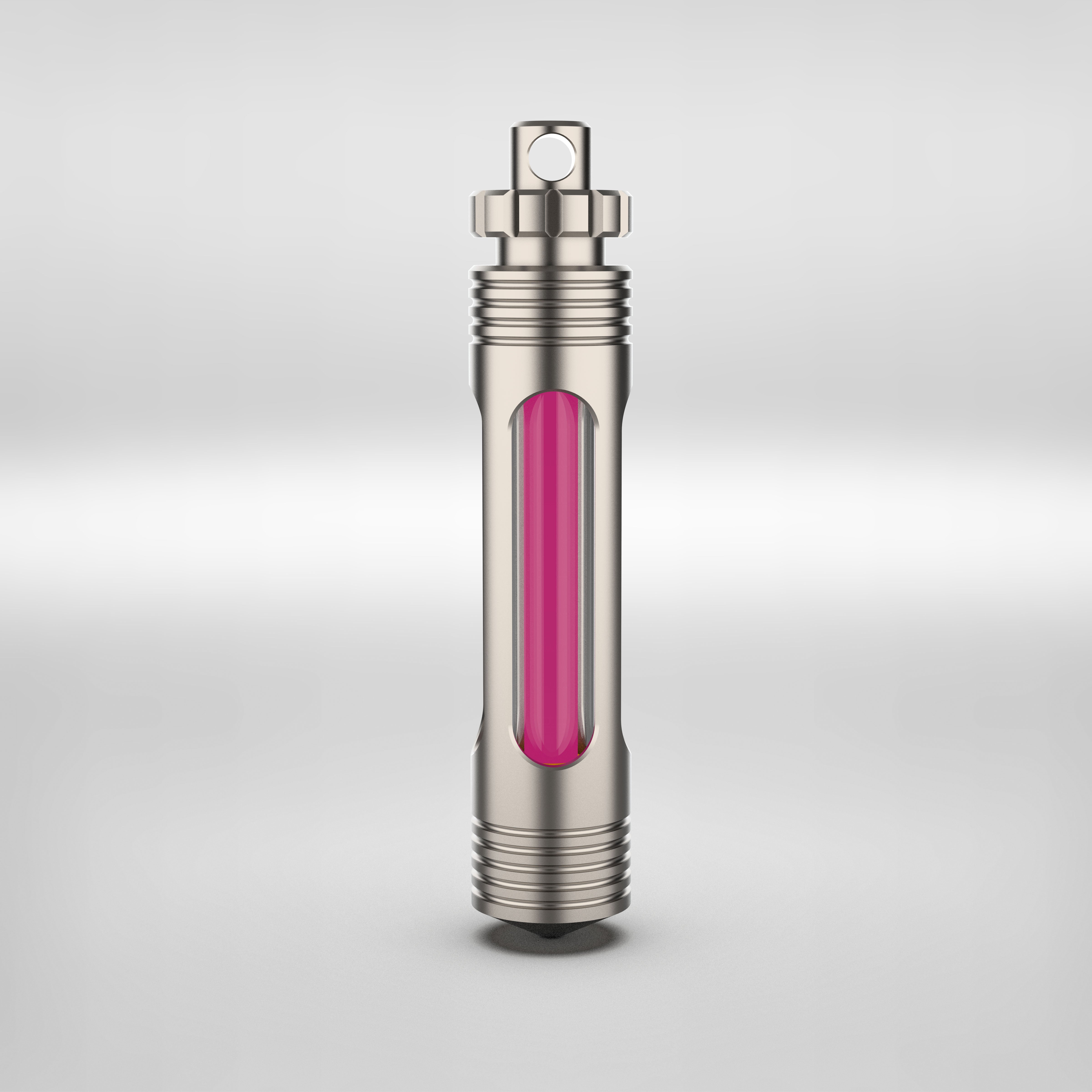 Titanium Keychain Glow Fob V3