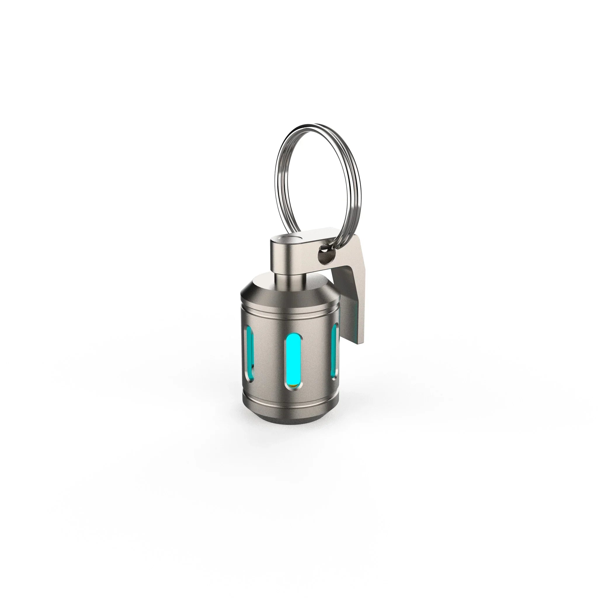 Titanium Grenade Keychain Glow Fob V2