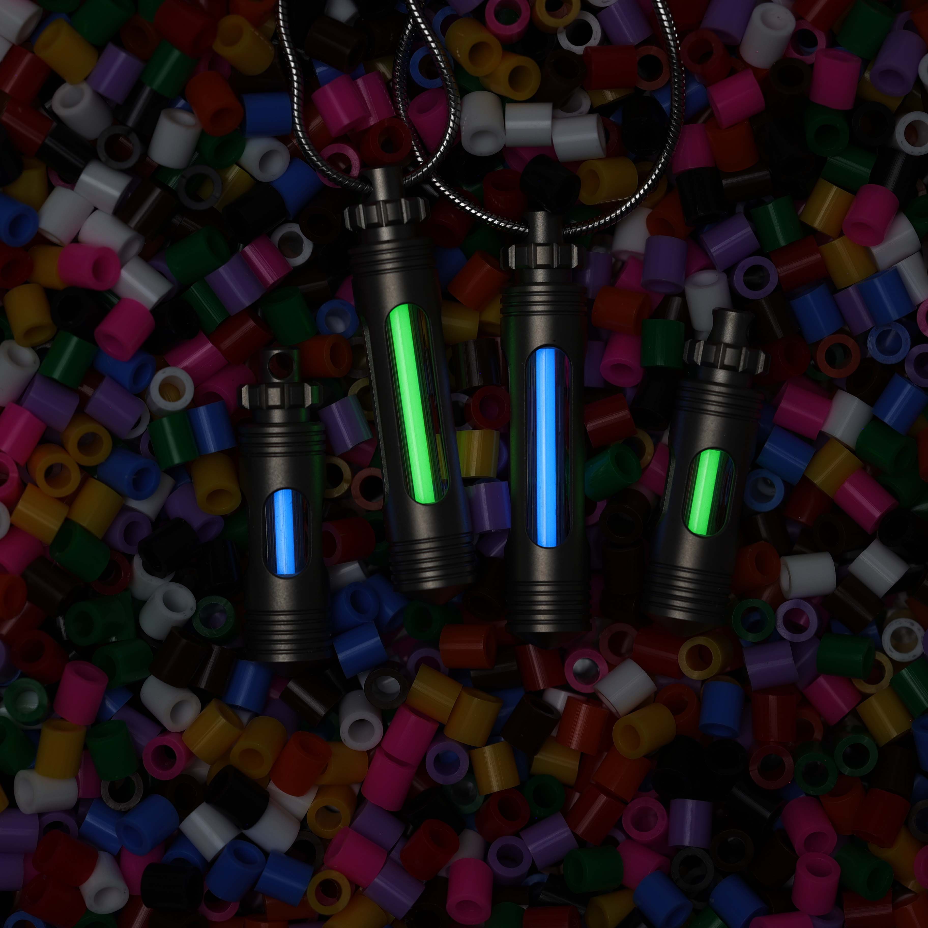 Titanium Keychain Glow Fob V3