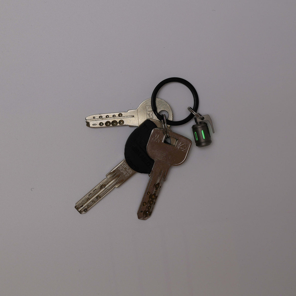 Titanium Grenade Keychain Glow Fob V2