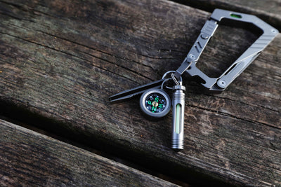 Titanium Keychain Glow Fob V3