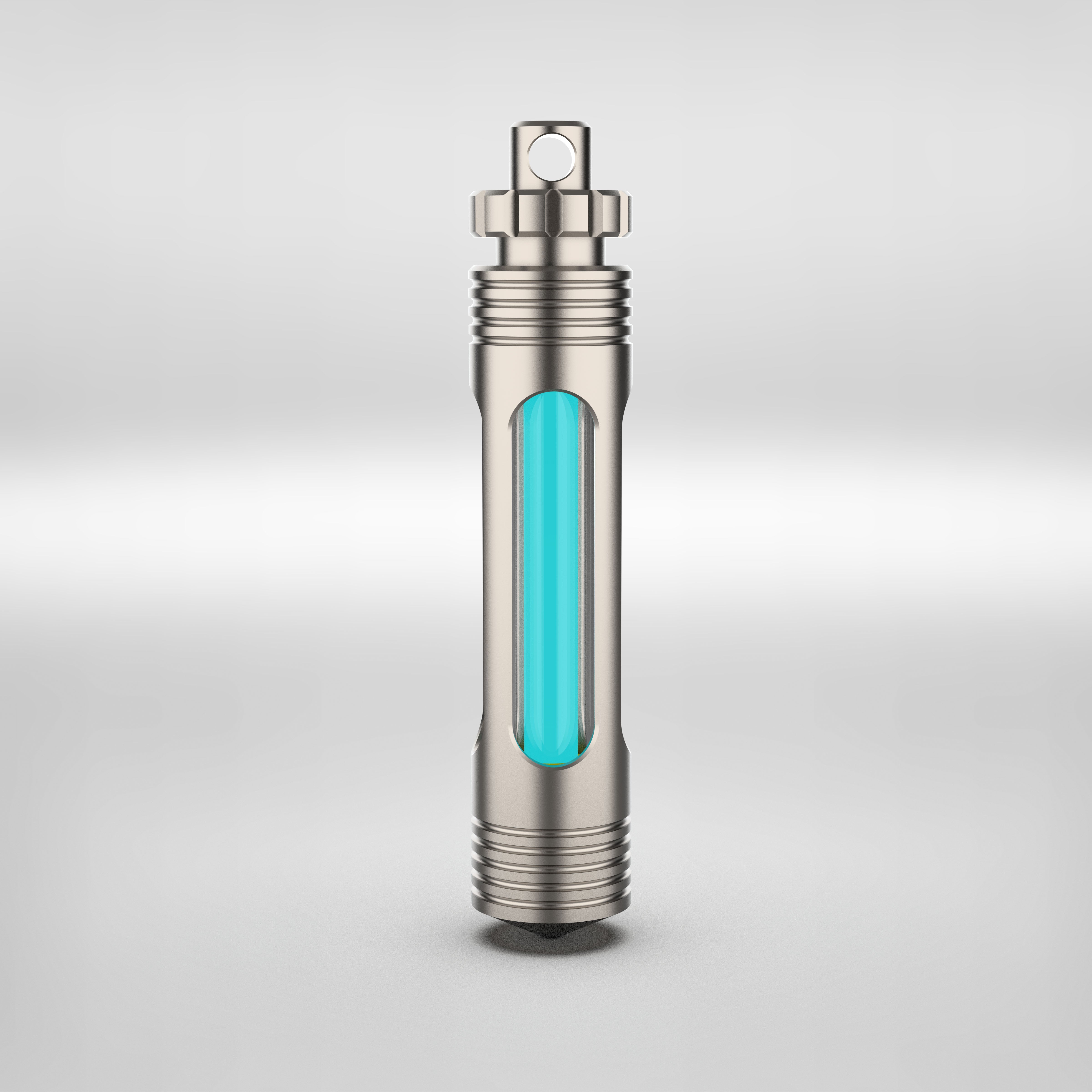 Titanium Keychain Glow Fob V3