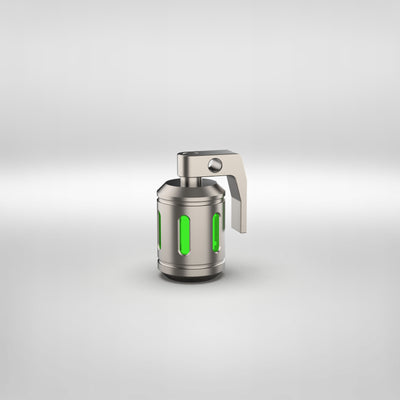 Titanium Grenade Keychain Glow Fob V2