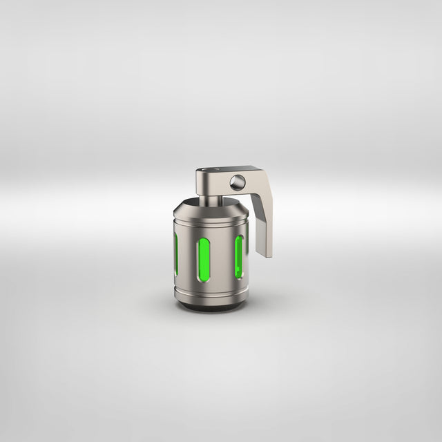 Titanium Grenade Keychain Glow Fob V2