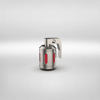 Titanium Grenade Keychain Glow Fob V2