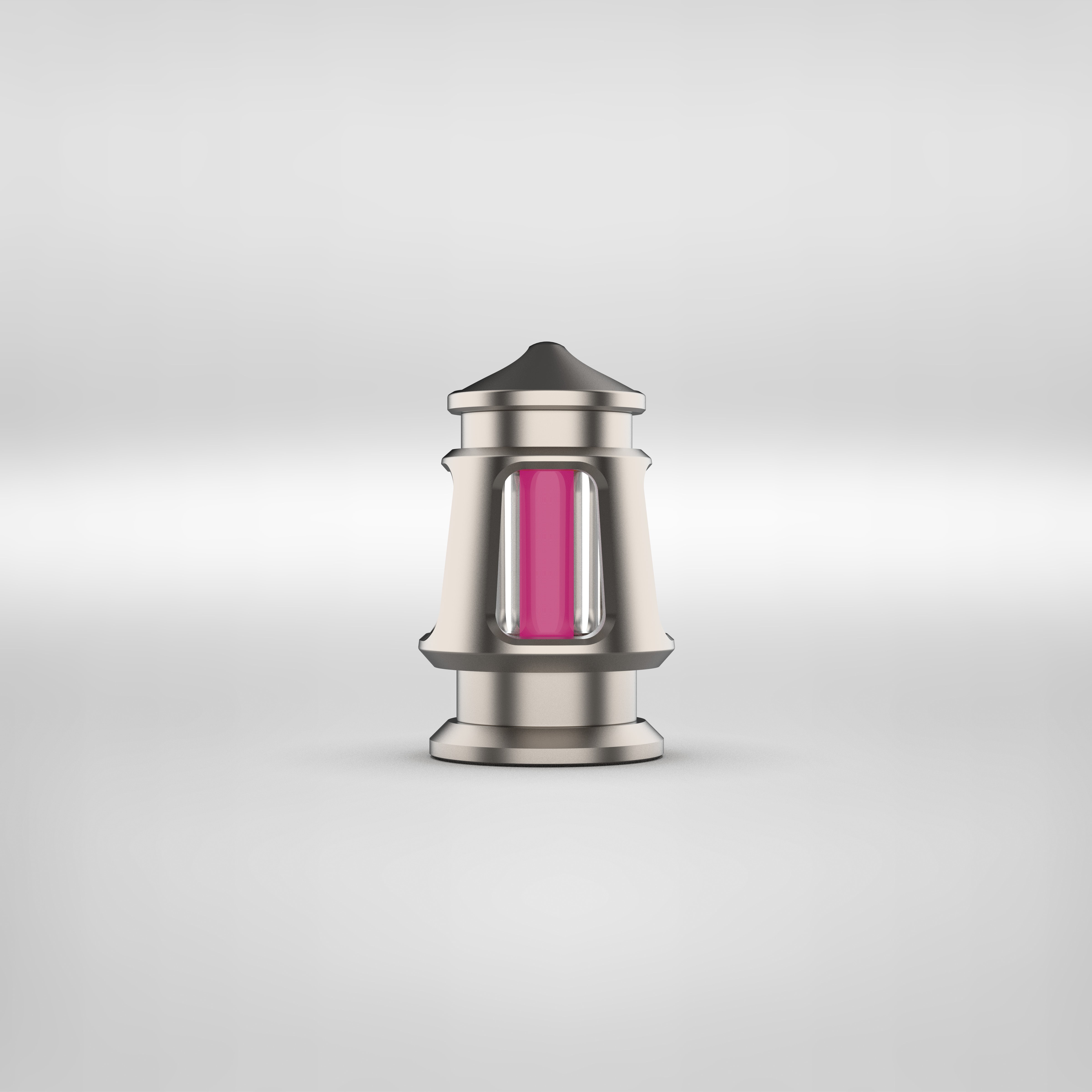 Titanium Lantern Glow Fob | Shock-Absorbing Tritium Keychain