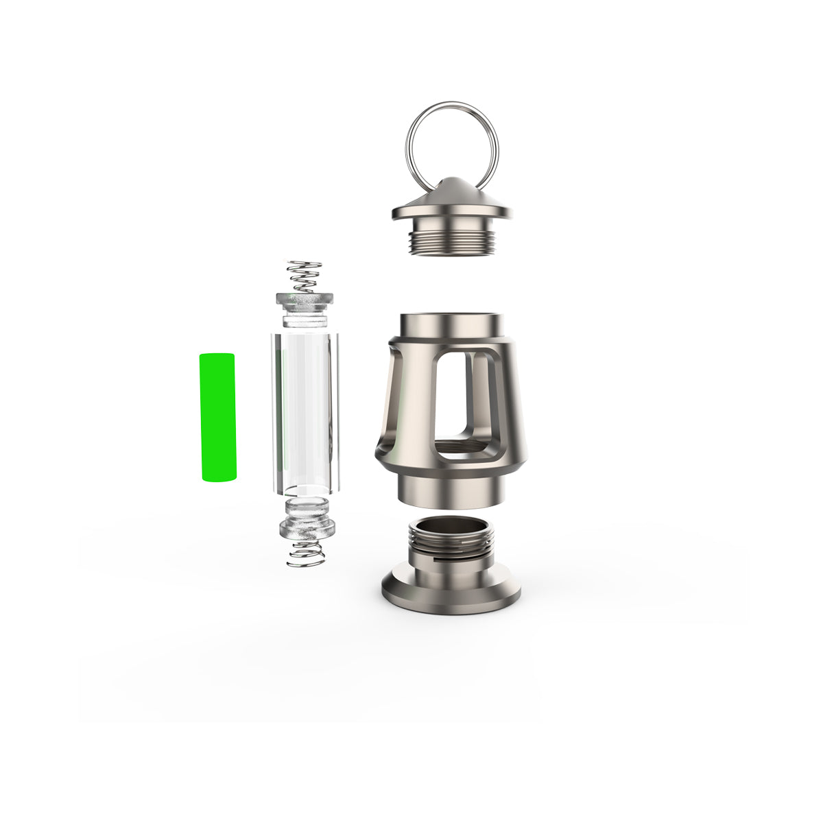 Replacement glass tube for the Tritium Glow-Fobs